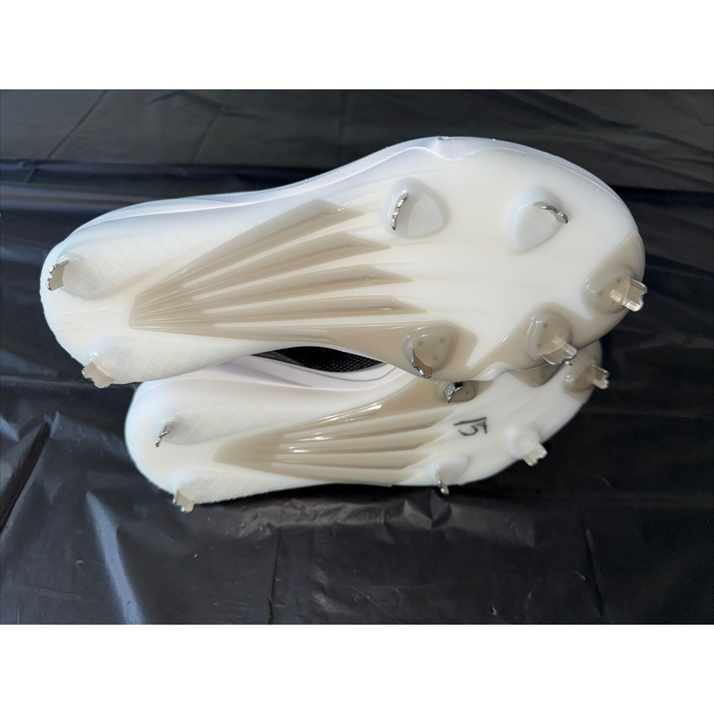 Adidas Adizero Instinct White/Black Womens Softball Cleats‎ Size 8.5 IH3470 - Picture 6 of 7